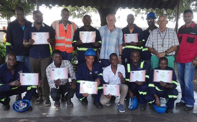 Grindrod’s Terminal de Carvão da Matola (TCM) successfully implemented an Artisan Training Program