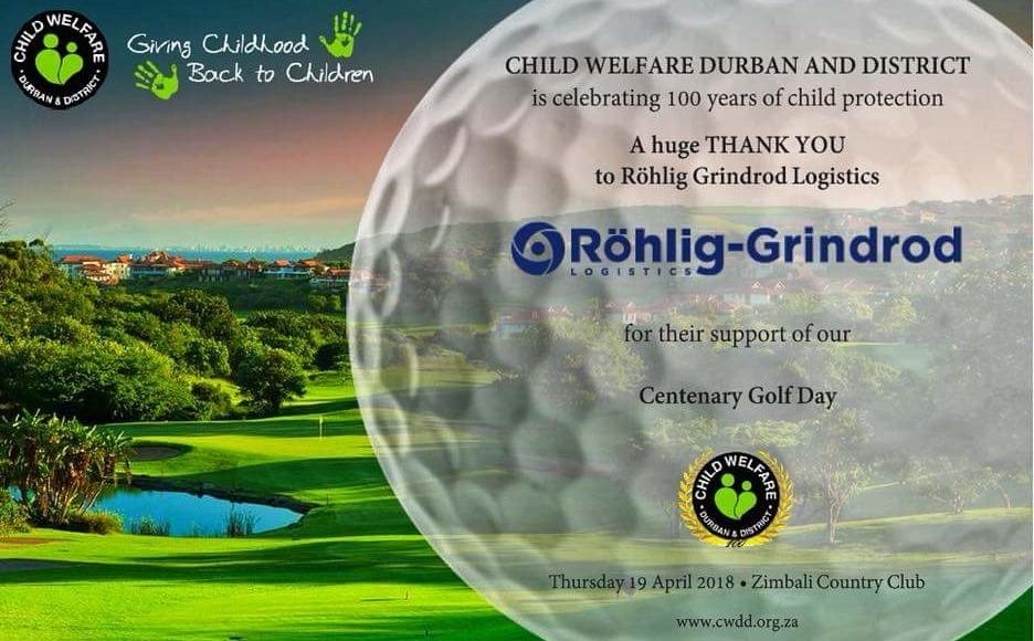 Rohlig-Grindrod participates in a charity golf day 