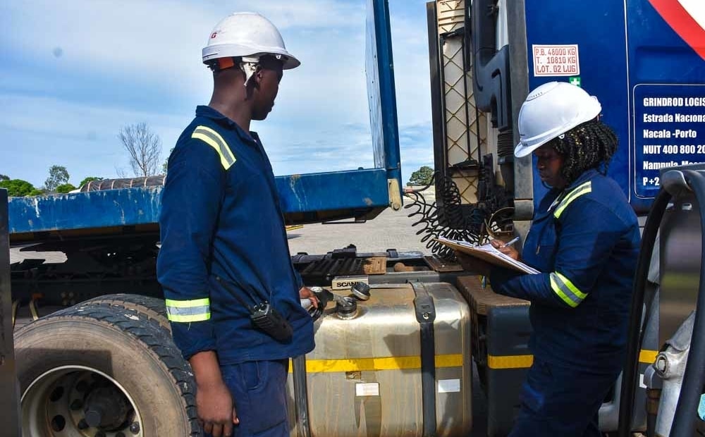Grindrod Logistics Mozambique employs the first female driver