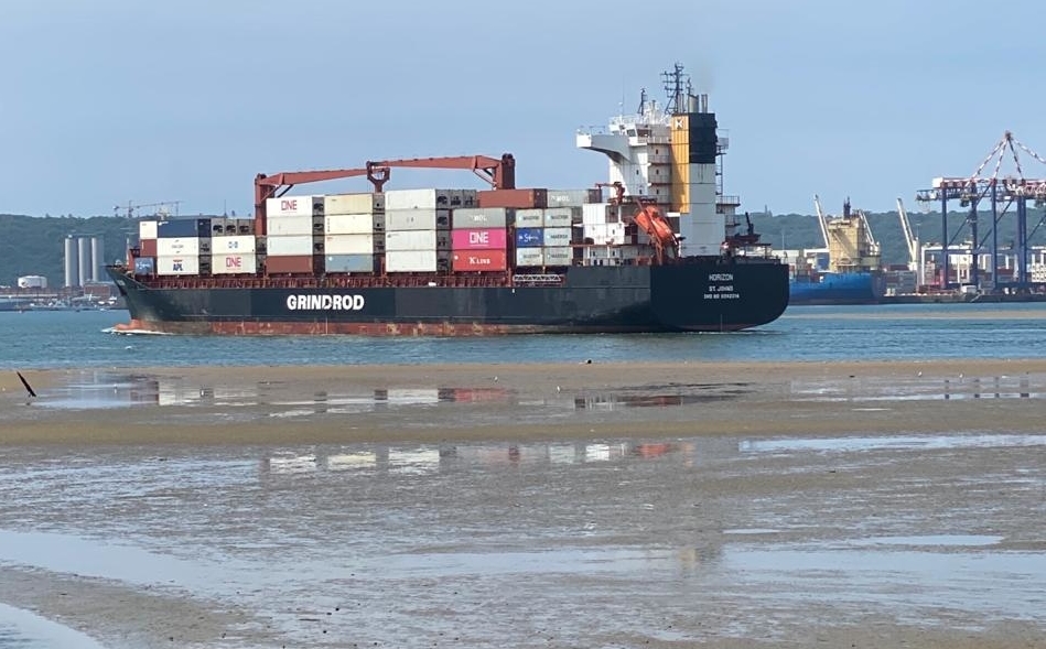 The first OACL ship boasts new Grindrod livery