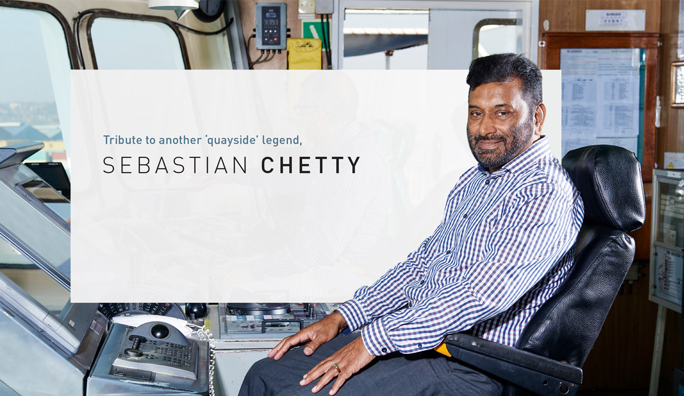 Tribute to another ‘quayside’ legend, Sebastian Chetty